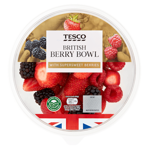 Tesco British Berry Bowl 400g T1